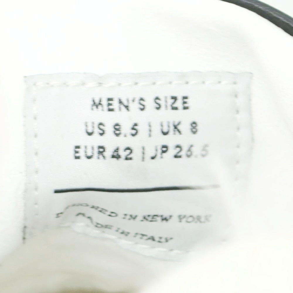 【新品アウトレット】ローヴ rov レザー スニーカー ブラック【 42(26.5) 】【 状態ランクN- 】【 メンズ 】