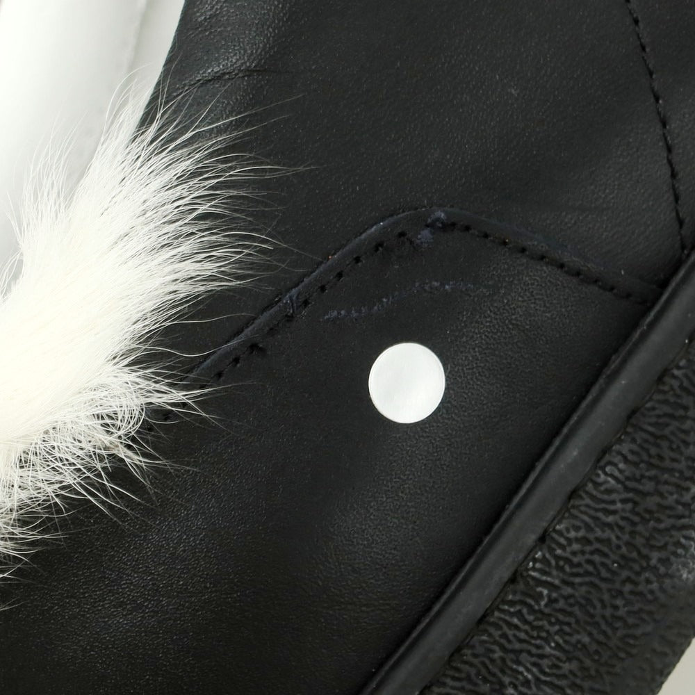 【新品アウトレット】ローヴ rov レザー スニーカー ブラック【 42(26.5) 】【 状態ランクN- 】【 メンズ 】