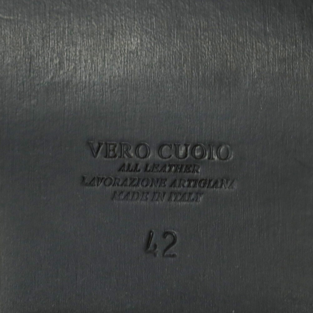 【新品】タリアトーレ TAGLIATORE レザー サンダル ブラック【 42 】【 状態ランクN 】【 メンズ 】