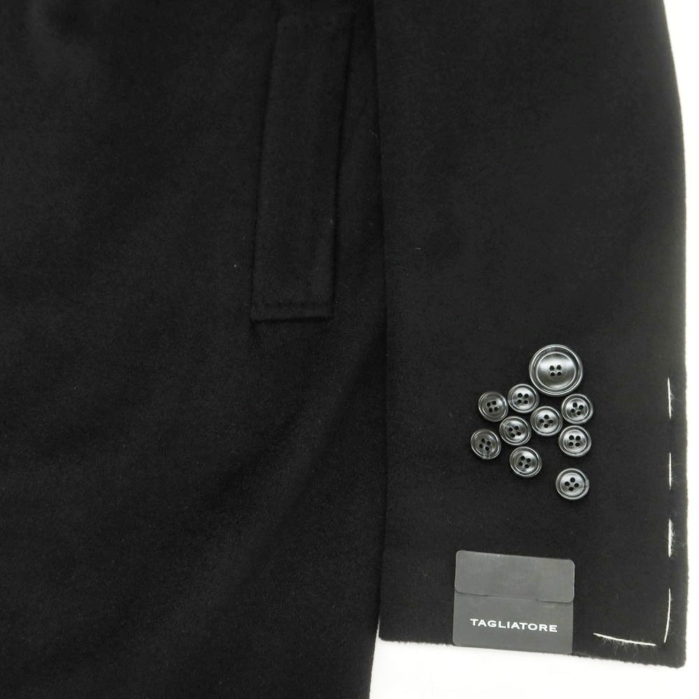【新品】タリアトーレ TAGLIATORE COLORADO カシミヤ チェスターフィールドコート ブラック【 44 】【 状態ランクN 】【 メンズ 】