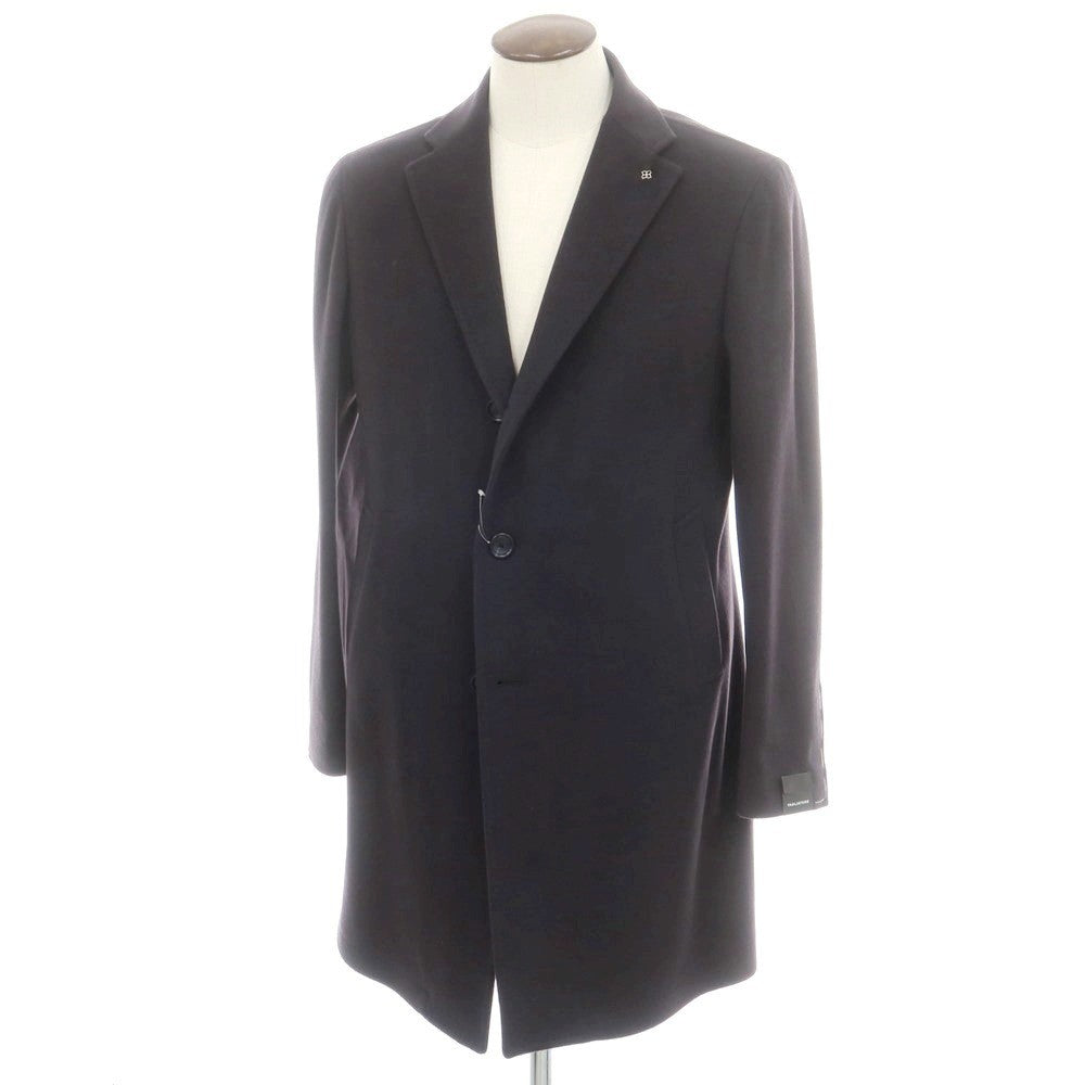 【新品】タリアトーレ TAGLIATORE COLORADO カシミヤ チェスターフィールドコート グレイッシュネイビー【 50 】【 状態ランクN 】【 メンズ 】