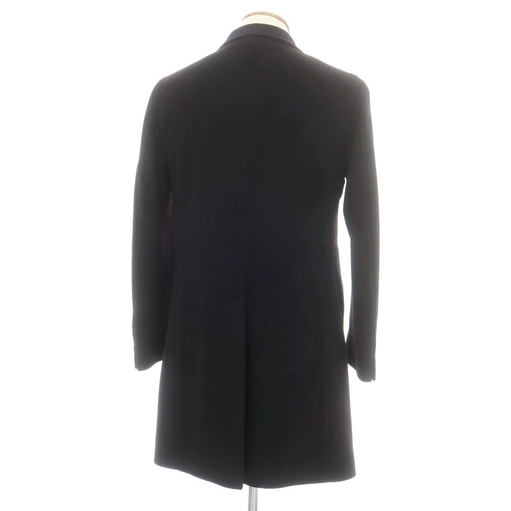 【新品】タリアトーレ TAGLIATORE カシミヤ チェスターフィールドコート ブラック【 46 】【 状態ランクN 】【 メンズ 】