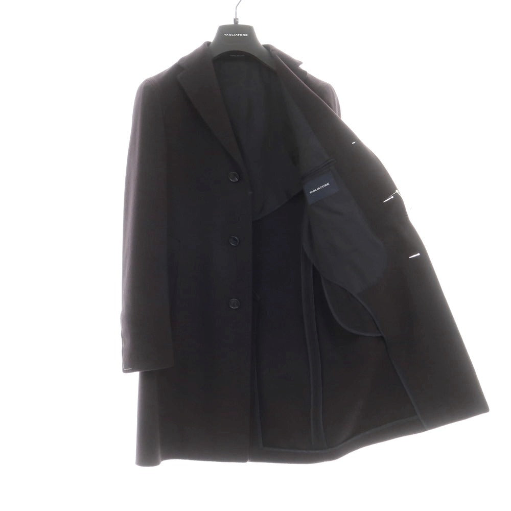 【新品】タリアトーレ TAGLIATORE カシミヤ チェスターフィールドコート グレイッシュネイビー【 44 】【 状態ランクN 】【 メンズ 】