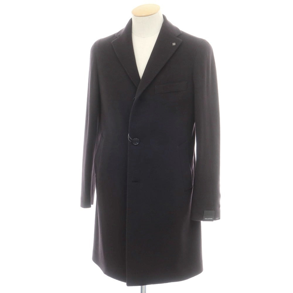 【新品】タリアトーレ TAGLIATORE カシミヤ チェスターフィールドコート グレイッシュネイビー【 44 】【 状態ランクN 】【 メンズ 】