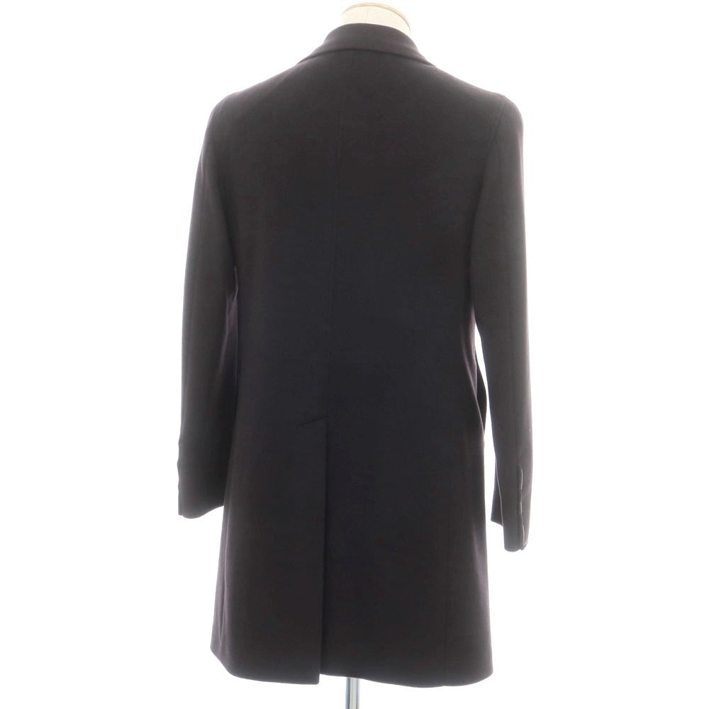 【新品】タリアトーレ TAGLIATORE カシミヤ チェスターフィールドコート グレイッシュネイビー【 44 】【 状態ランクN 】【 メンズ 】