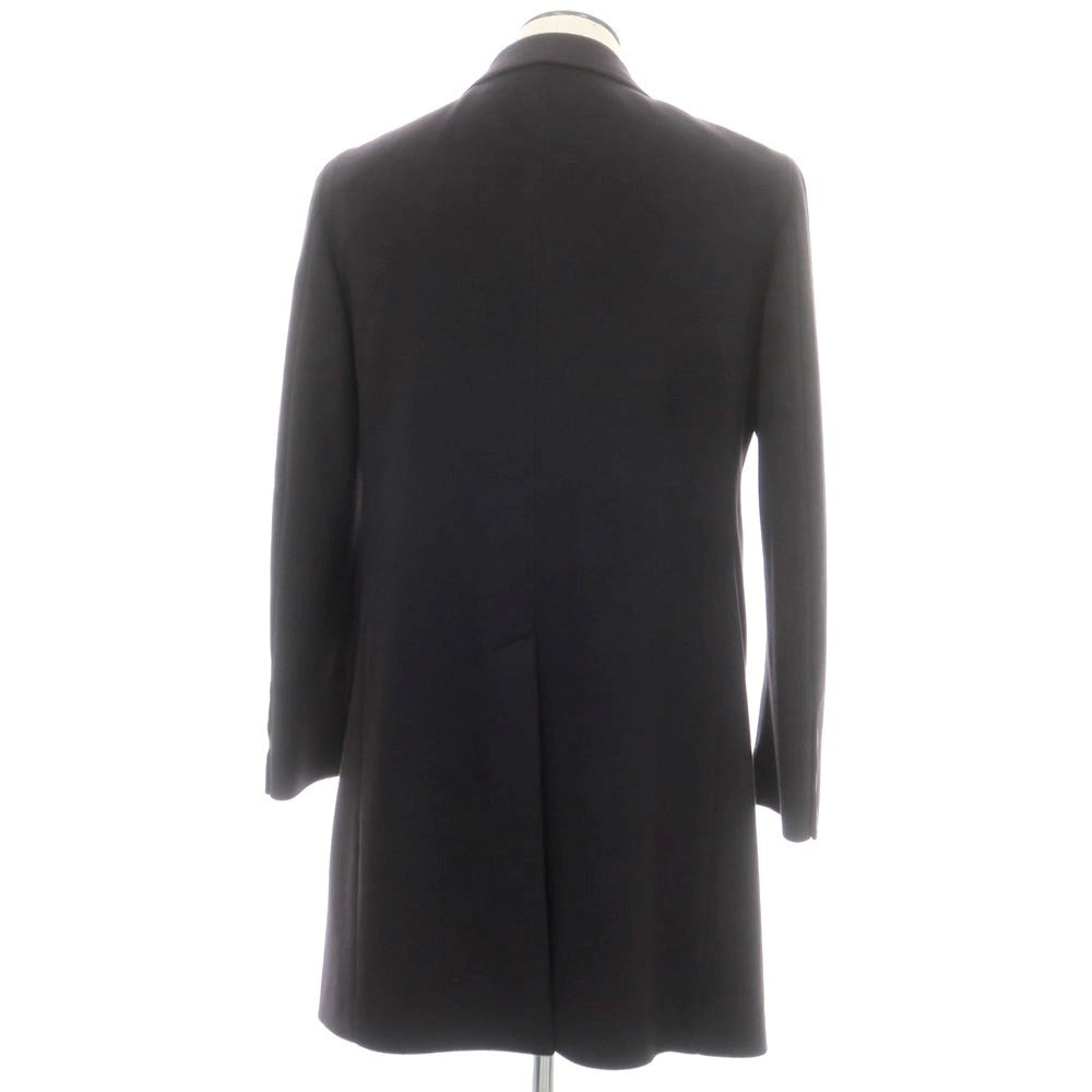 【新品】タリアトーレ TAGLIATORE カシミヤ チェスターフィールドコート グレイッシュネイビー【 52 】【 状態ランクN 】【 メンズ 】