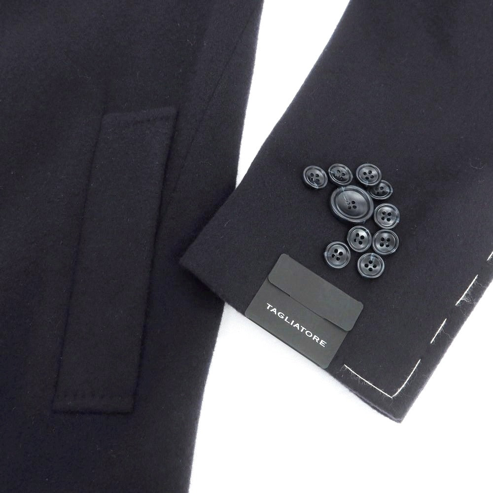 【新品】タリアトーレ TAGLIATORE COLORADO ウールカシミヤ チェスターフィールドコート ダークネイビー【 50 】【 状態ランクN 】【 メンズ 】
