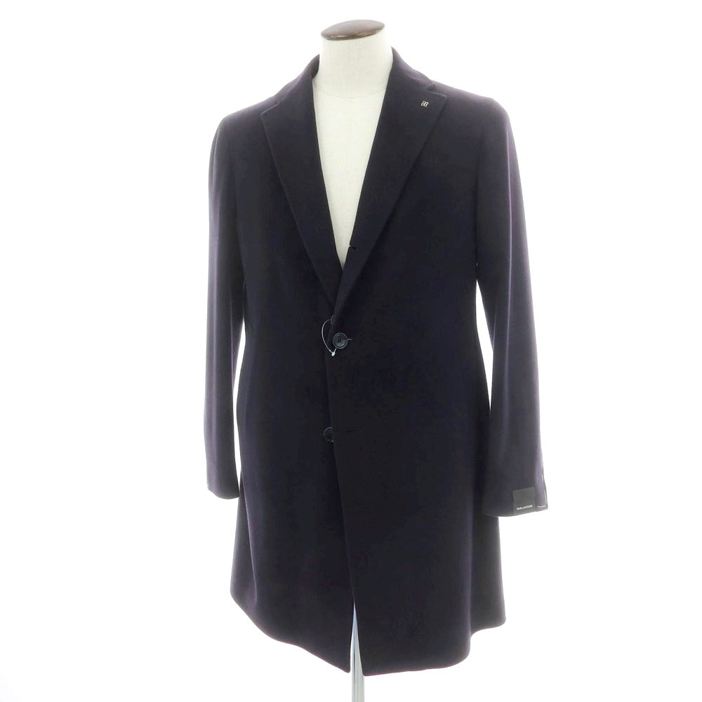 【新品】タリアトーレ TAGLIATORE COLORADO ウールカシミヤ チェスターフィールドコート ダークネイビー【 52 】【 状態ランクN 】【 メンズ 】