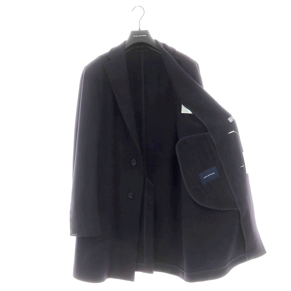 【新品】タリアトーレ TAGLIATORE COLORADO ウールカシミヤ チェスターフィールドコート ダークネイビー【 52 】【 状態ランクN 】【 メンズ 】
