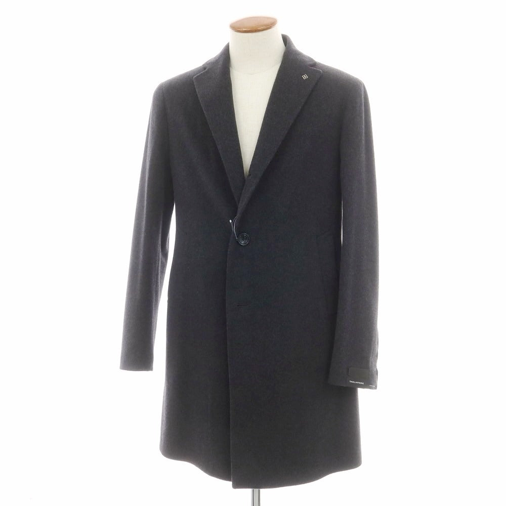 【新品】タリアトーレ TAGLIATORE COLORADO ウールカシミヤ チェスターフィールドコート ダークグレー【 48 】【 状態ランクN 】【 メンズ 】