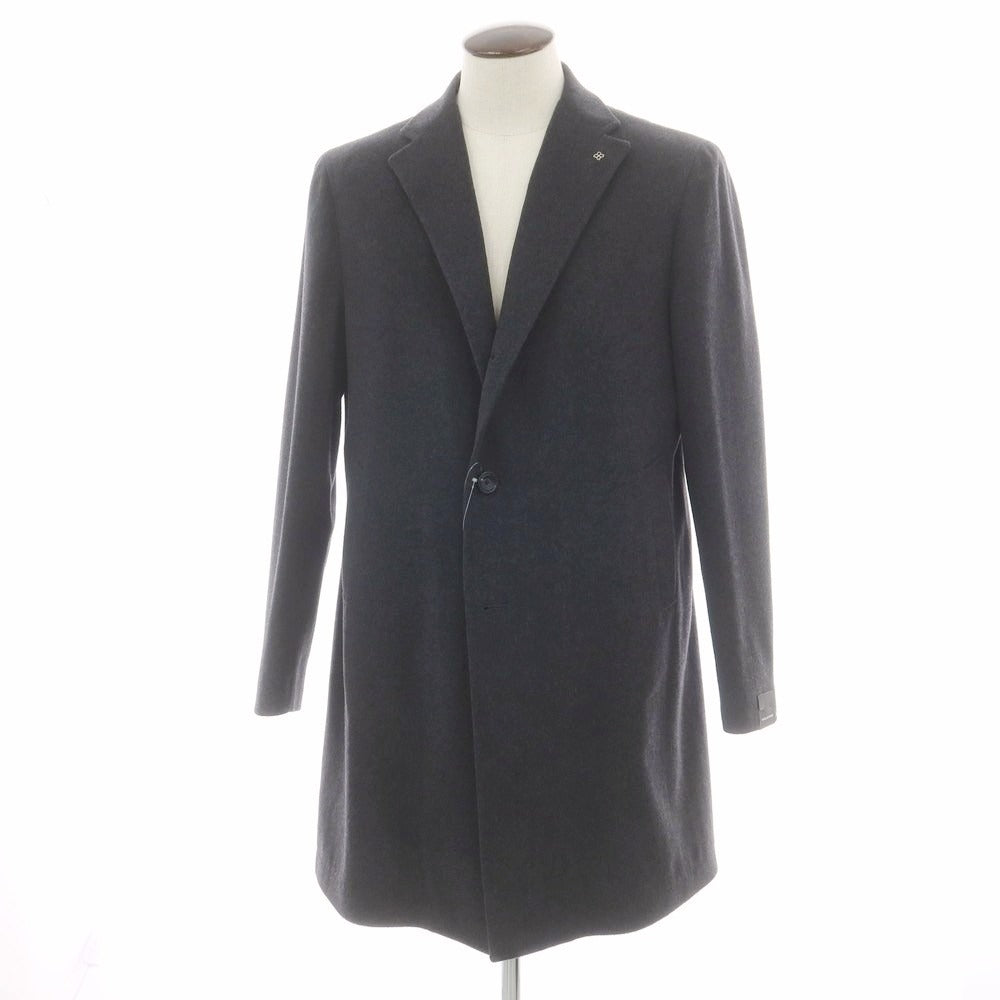 【新品】タリアトーレ TAGLIATORE COLORADO ウールカシミヤ チェスターフィールドコート ダークグレー【 52 】【 状態ランクN 】【 メンズ 】