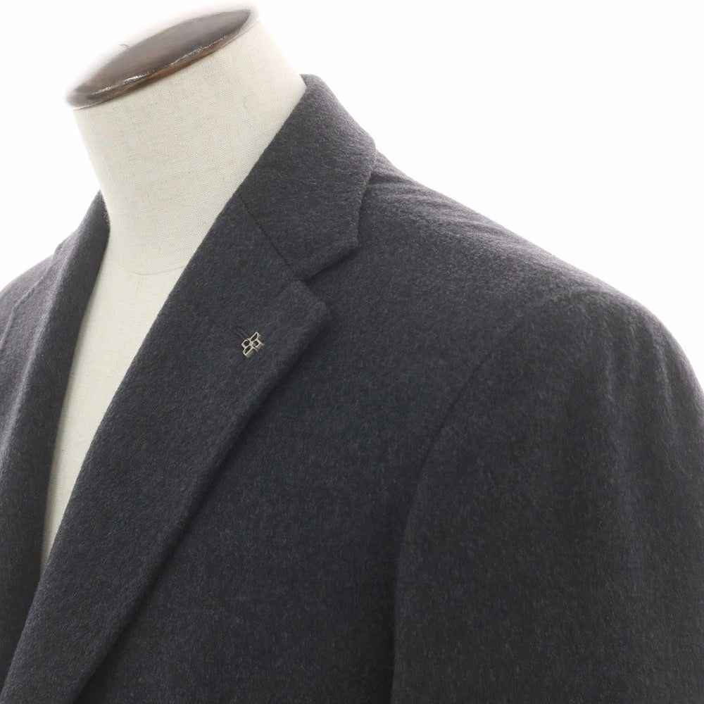 【新品】タリアトーレ TAGLIATORE COLORADO ウールカシミヤ チェスターフィールドコート ダークグレー【 52 】【 状態ランクN 】【 メンズ 】