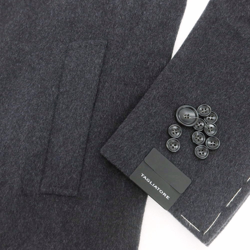 【新品】タリアトーレ TAGLIATORE COLORADO ウールカシミヤ チェスターフィールドコート ダークグレー【 52 】【 状態ランクN 】【 メンズ 】