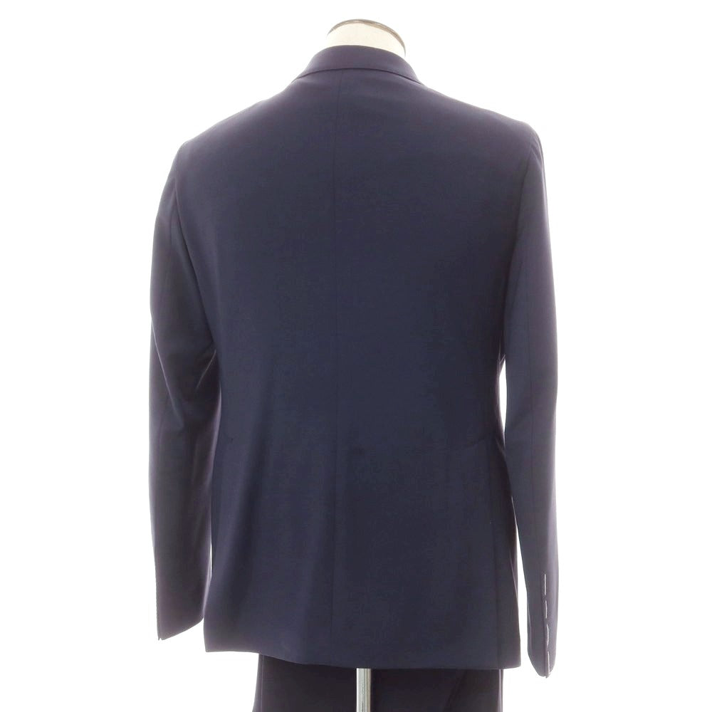 【新品】タリアトーレ TAGLIATORE ストレッチポリエステルウール 2つボタンスーツ ネイビー【 50 】【 状態ランクN 】【 メンズ 】