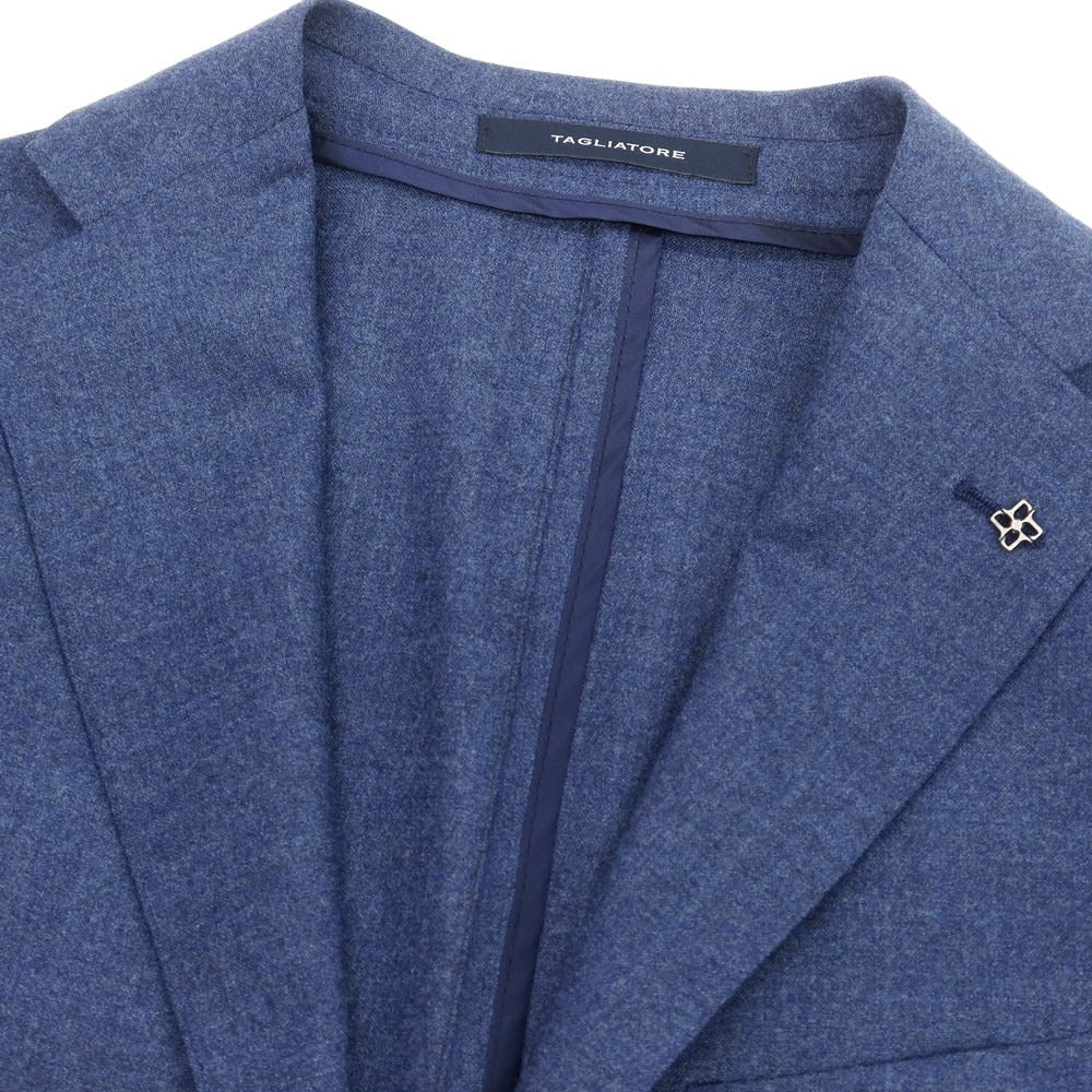 【新品】タリアトーレ TAGLIATORE ストレッチウール 2つボタンスーツ ダークブルー【 46 】【 状態ランクN 】【 メンズ 】