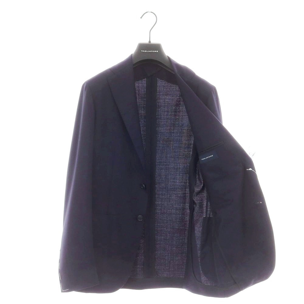 【新品アウトレット】タリアトーレ TAGLIATORE ストレッチウール テーラードジャケット ネイビー【 46 】【 状態ランクN- 】【 メンズ 】