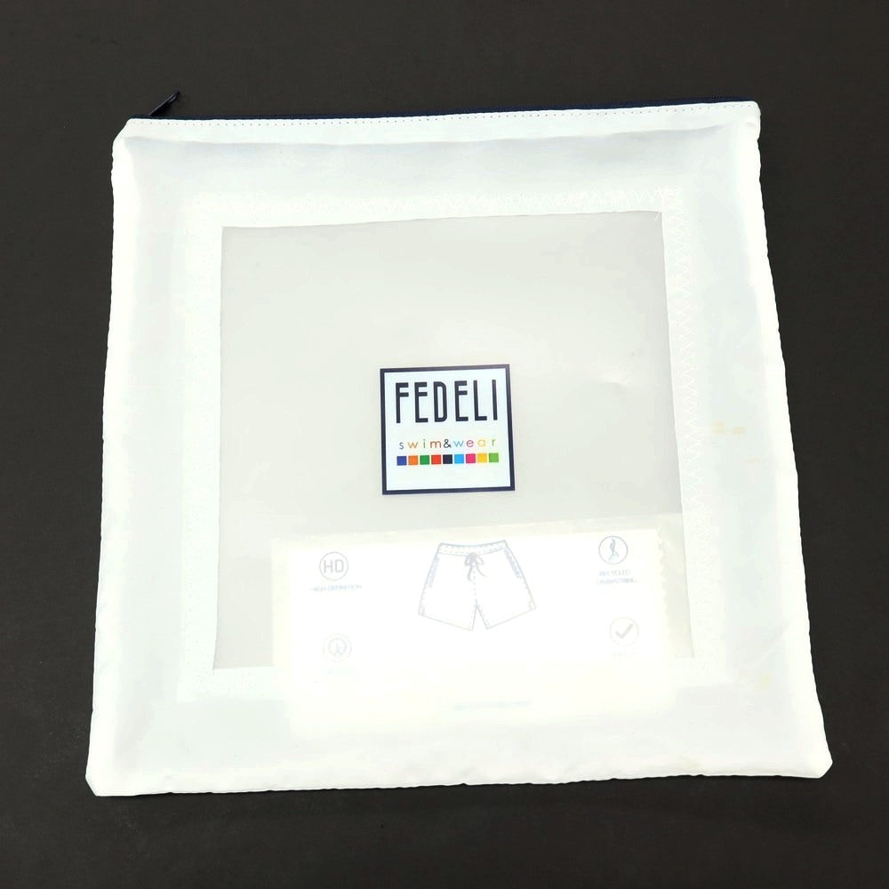【新品】フェデーリ FEDELI POSITANO AIRSTOP STAMP ポリエステル スイムウェア 水着 ウォームグレーxホワイト【サイズS】【 状態ランクN 】【 メンズ 】