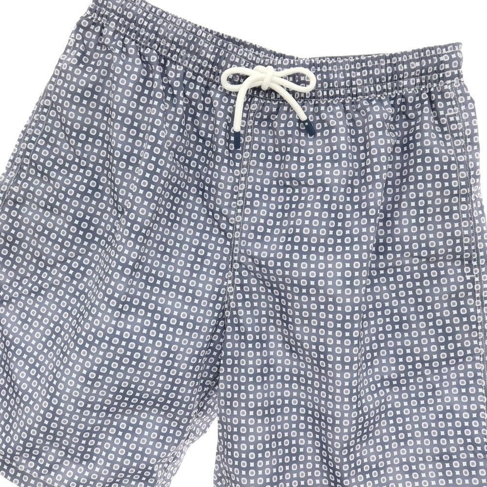 【新品】フェデーリ FEDELI POSITANO AIRSTOP STAMP ポリエステル スイムウェア 水着 ウォームグレーxホワイト【サイズM】【 状態ランクN 】【 メンズ 】