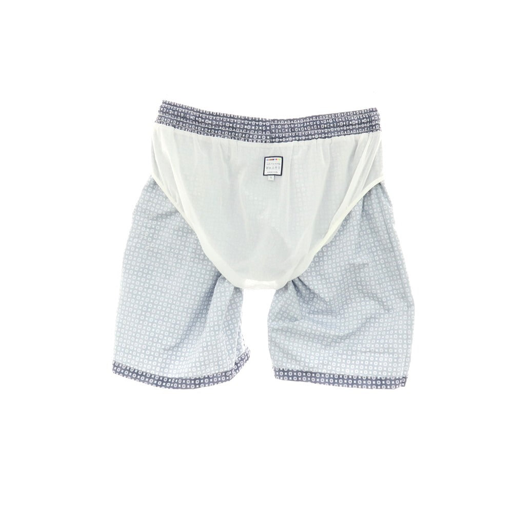 【新品アウトレット】フェデーリ FEDELI POSITANO AIRSTOP STAMP ポリエステル スイムウェア 水着 ウォームグレーxホワイト【サイズL】【 状態ランクN- 】【 メンズ 】