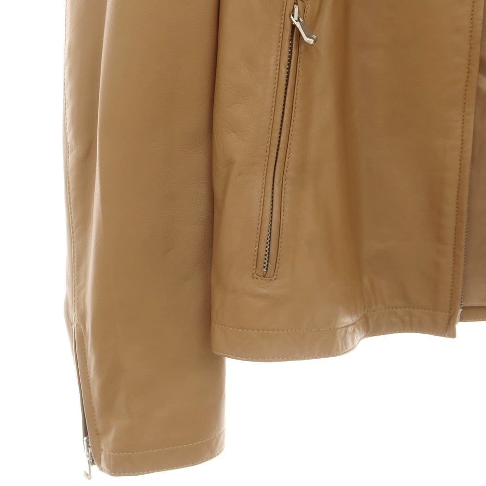 【中古】チンクアンタ Cinquanta ラムレザー ライダースジャケット ライトブラウン【 44 】【 状態ランクB 】【 メンズ 】