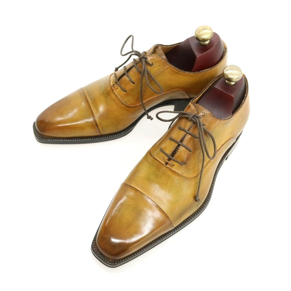 【中古】【未使用】ステファノブランキーニ Stefano Branchini ストレートチップ ドレスシューズ ライトブラウン【 6 】【 状態ランクS 】【 メンズ 】