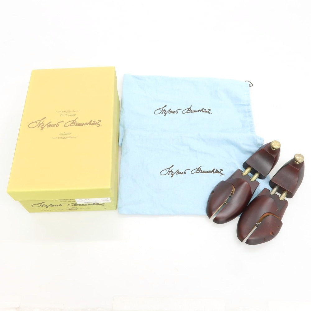 【中古】【未使用】ステファノブランキーニ Stefano Branchini ストレートチップ ドレスシューズ ライトブラウン【 6 】【 状態ランクS 】【 メンズ 】