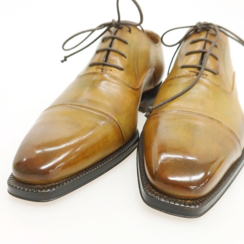 【中古】【未使用】ステファノブランキーニ Stefano Branchini ストレートチップ ドレスシューズ ライトブラウン【 6 】【 状態ランクS 】【 メンズ 】