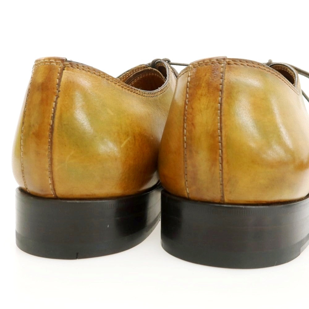 【中古】【未使用】ステファノブランキーニ Stefano Branchini ストレートチップ ドレスシューズ ライトブラウン【 6 】【 状態ランクS 】【 メンズ 】