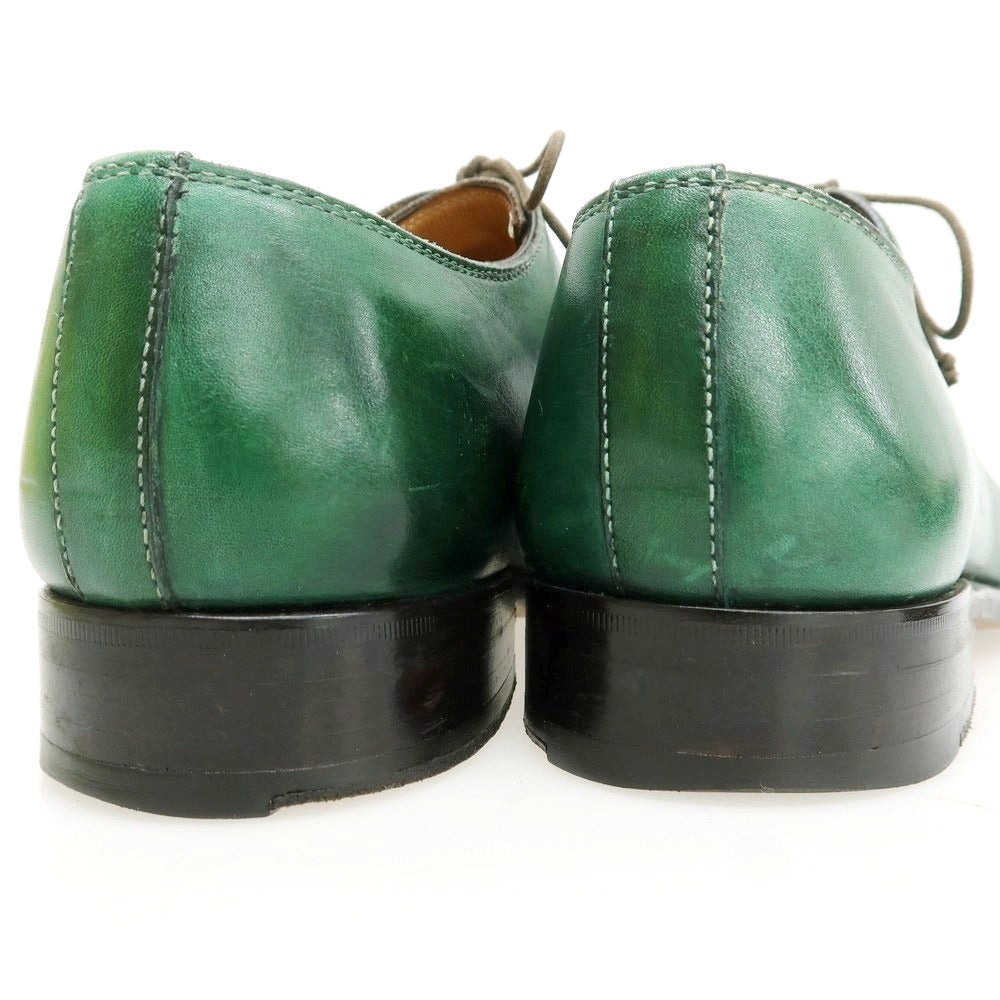 【中古】ステファノブランキーニ Stefano Branchini ホールカット ドレスシューズ グリーン【 6 1/2 】【 状態ランクB 】【 メンズ 】