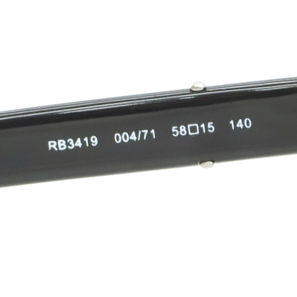 【中古】レイバン Ray-Ban RB3419 サングラス ブラックxシルバー【 58□15 140 】【 状態ランクA 】【 メンズ 】