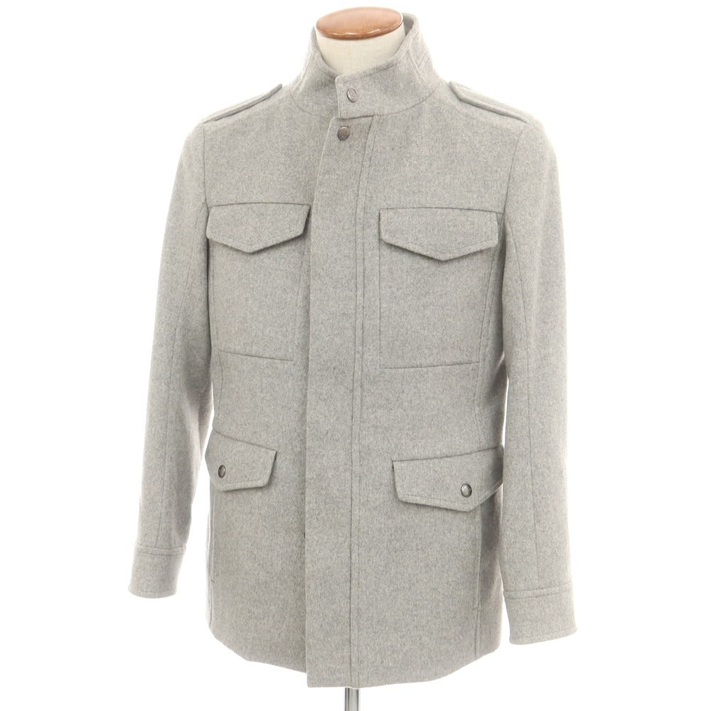 【中古】アレグリ Allegri ウールポリエステル フィールドジャケット グレー【 46 】【 状態ランクA 】【 メンズ 】