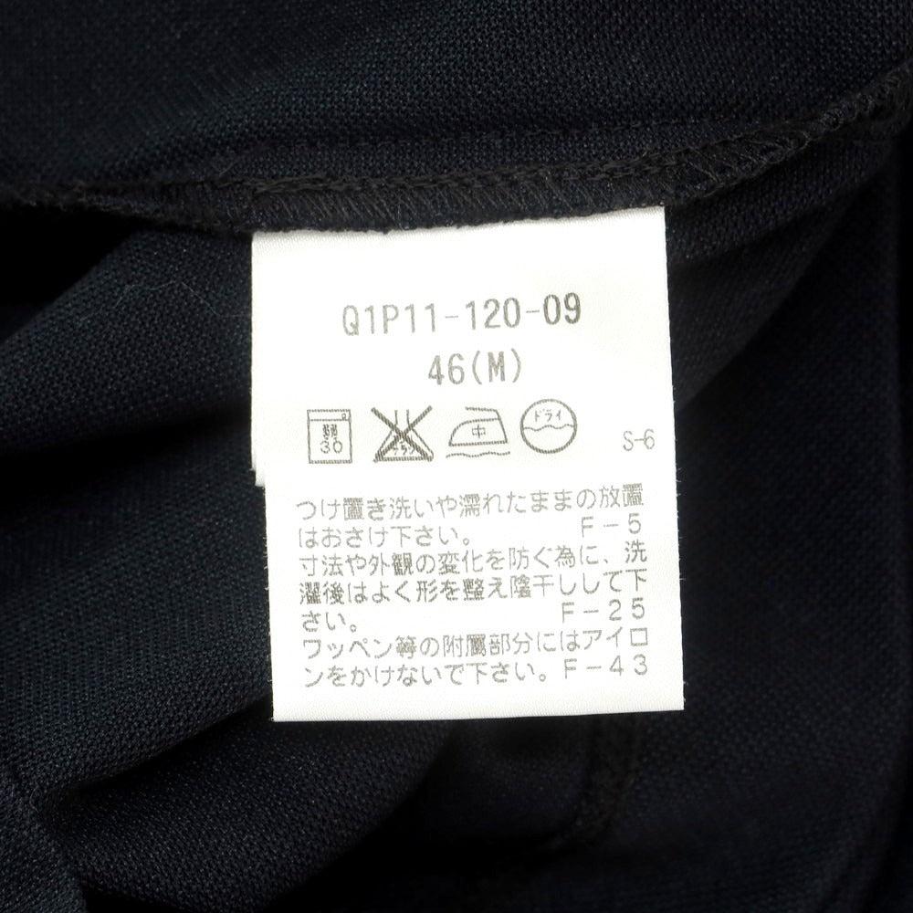 【中古】アレグリ Allegri コットンポリエステル 半袖ポロシャツ ブラックネイビー【 46 】【 状態ランクB 】【 メンズ 】