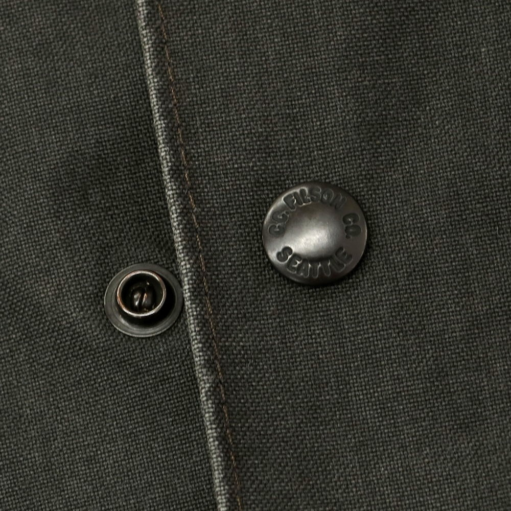 【中古】フィルソン FILSON コットン カバーオール ジャケット チャコールグレー系【 M 】【 状態ランクC 】【 メンズ 】