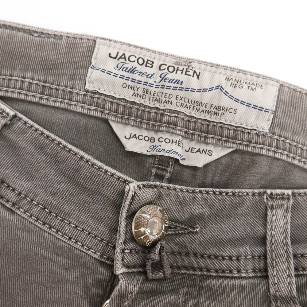 【中古】ヤコブコーエン JACOB COHEN PW622 ストレッチ コットン ジーンズ デニムパンツ グレー【 32 】【 状態ランクC 】【 メンズ 】