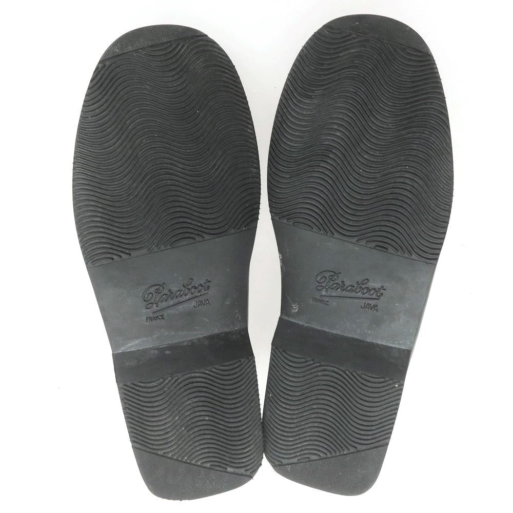 【中古】パラブーツ Paraboot Uチップ ローファー ブラック【 7 】【 状態ランクB 】【 メンズ 】