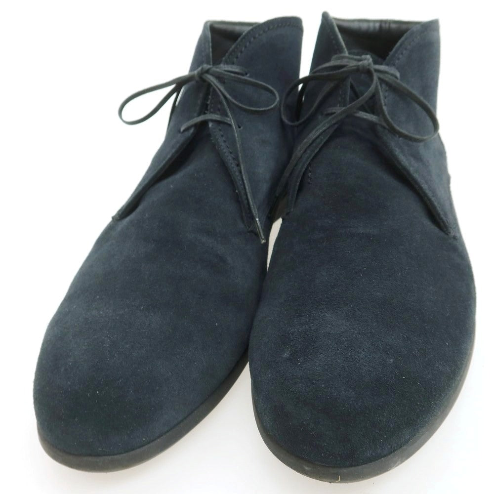 【中古】エルメネジルドゼニア Ermenegildo Zegna スエード チャッカブーツ ネイビー【 9EEE 】【 状態ランクB 】【 メンズ 】
