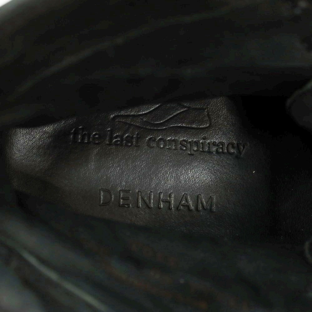 【中古】デンハム DENHAM USED加工 レースアップブーツ ブラック【 40 】【 状態ランクB 】【 メンズ 】