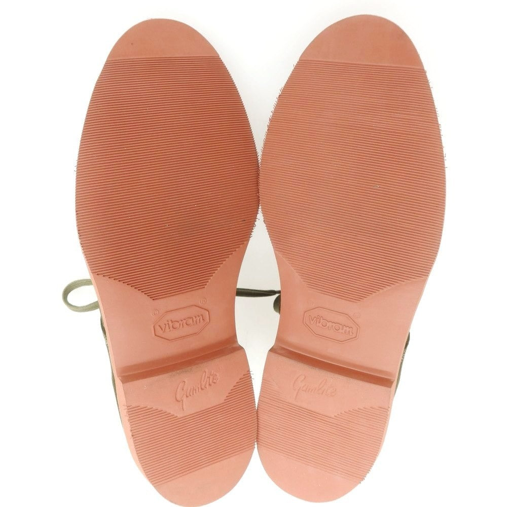 【中古】ウォークオーバー WALK OVER スエード ダービーシューズ オリーブ【 8 1/2 】【 状態ランクA 】【 メンズ 】