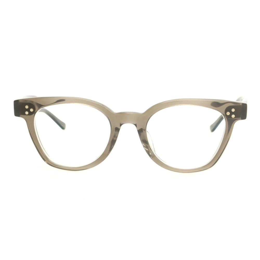 【中古】アヤメ ayame NEWOLDⅡ セルフレーム ボストン メガネ クリアグレー系【 49□21 】【 状態ランクC 】【 メンズ 】