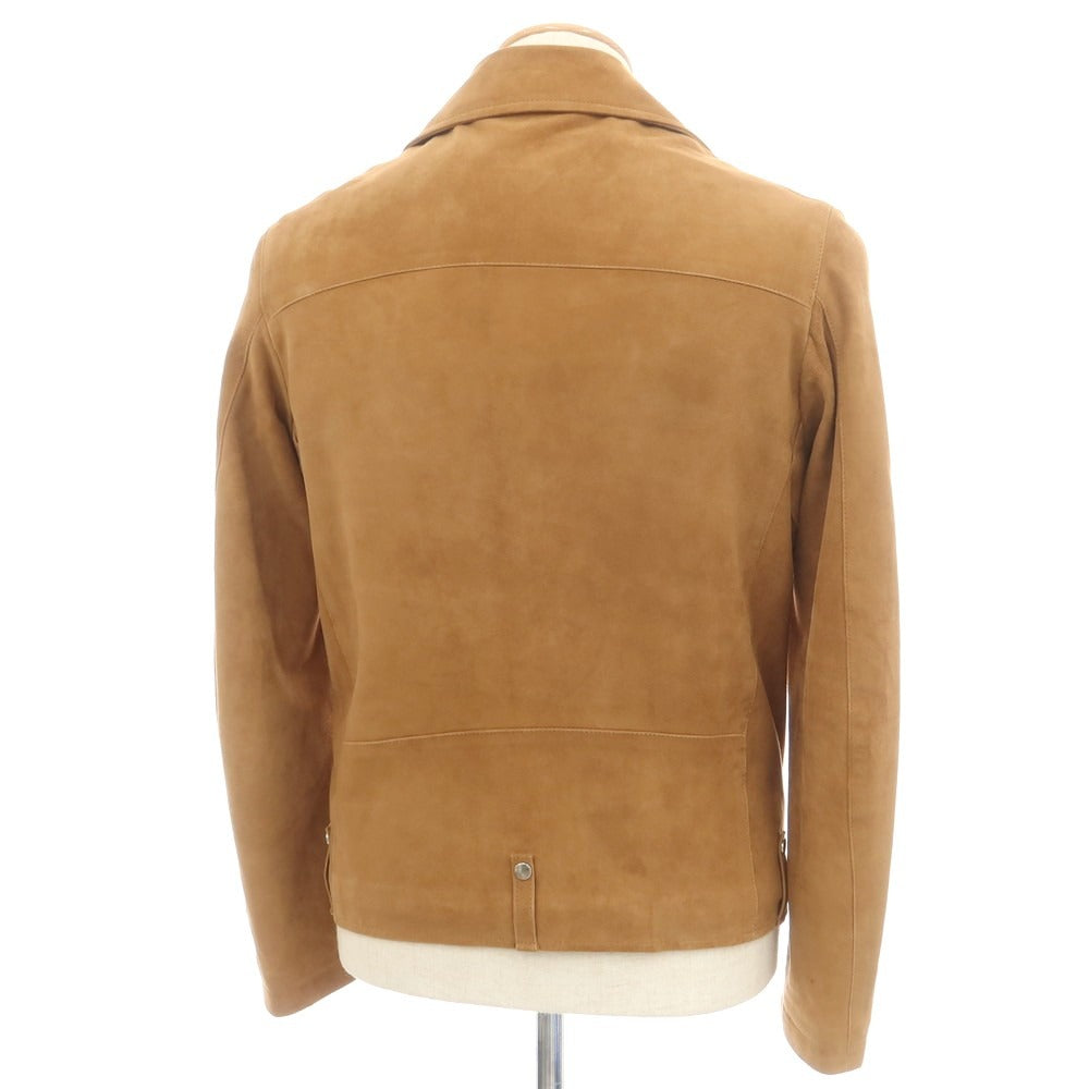 【中古】チンクアンタ Cinquanta ゴートスキンスエード ライダースジャケット ライトブラウン【 44 】【 状態ランクB 】【 メンズ 】