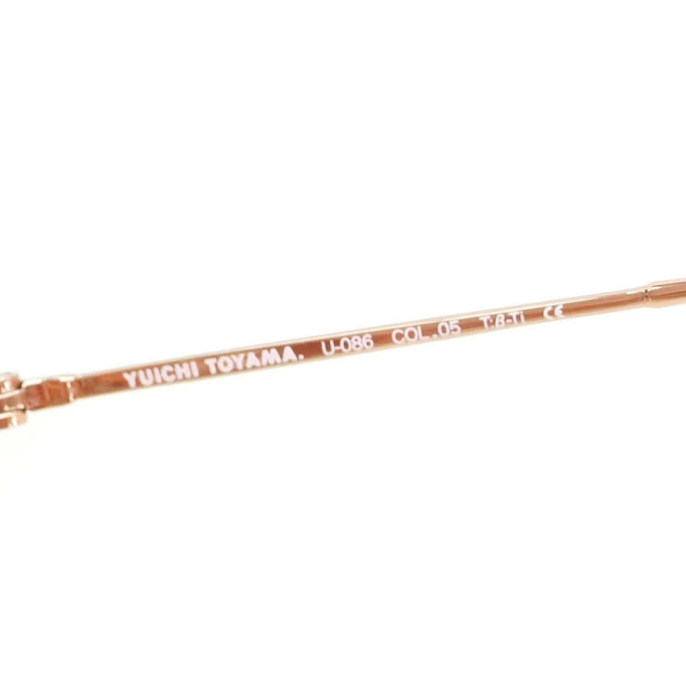 【中古】ユウイチ トヤマ YUICHI TOYAMA U-086 B.Bennett サングラス ピンクゴールド【 47□24 145 】【 状態ランクA 】【 メンズ 】