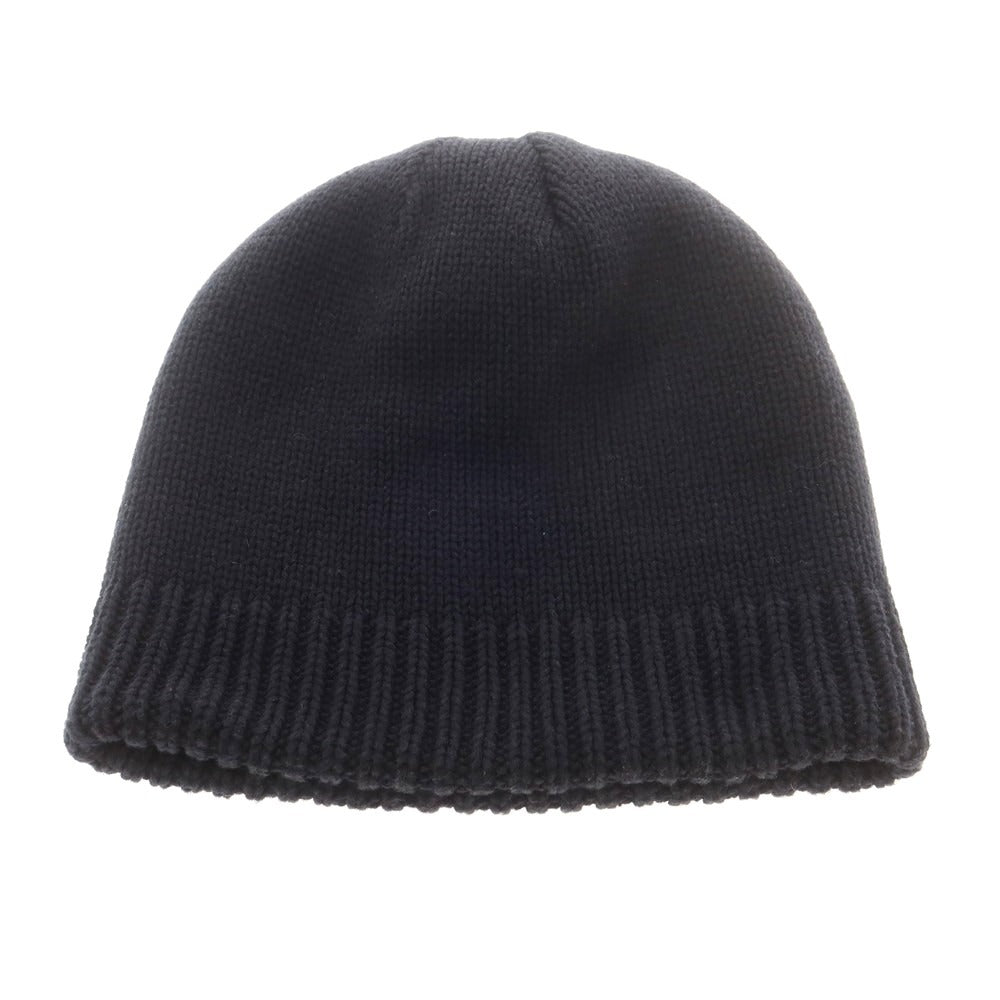 【中古】クレプスキュール crepuscule コットンアクリル ニットキャップ ブラック【 F 】【 状態ランクB 】【 メンズ 】