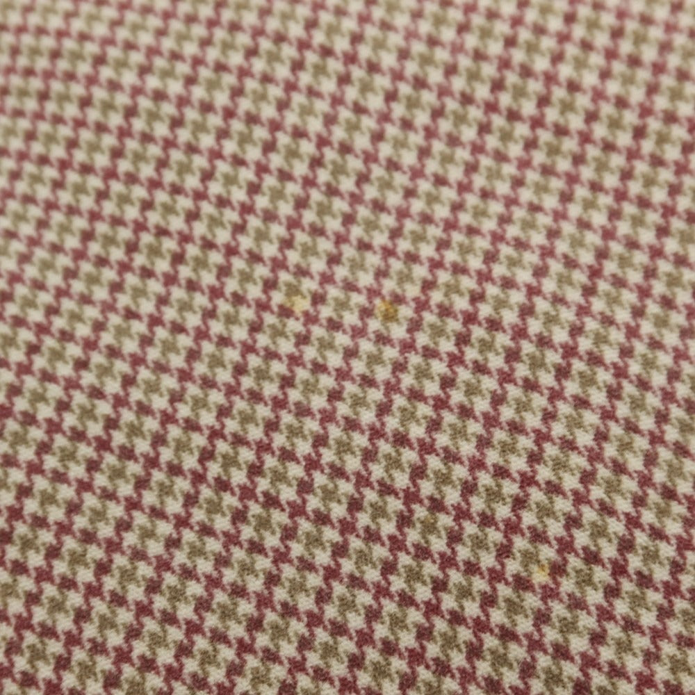 【中古】ピーティーゼロチンクエ PT05 ストレッチ コットン ハウンドトゥースチェック 5ポケットパンツ ベージュxワイン×オリーブ【 32 】【 状態ランクC 】【 メンズ 】