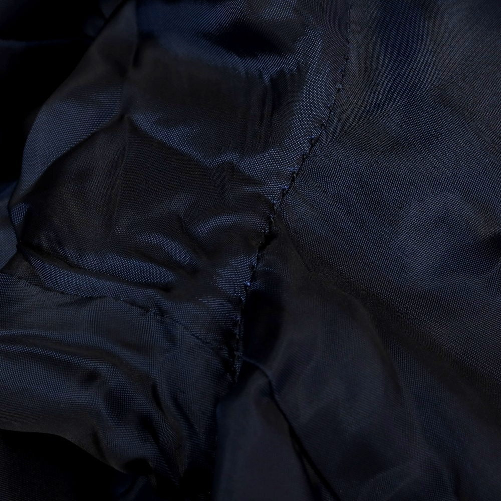 【中古】スティレ ラティーノ STILE LATINO ウールアルパカ チェック トレンチコート ブラックxホワイト【 48 】【 状態ランクB 】【 メンズ 】