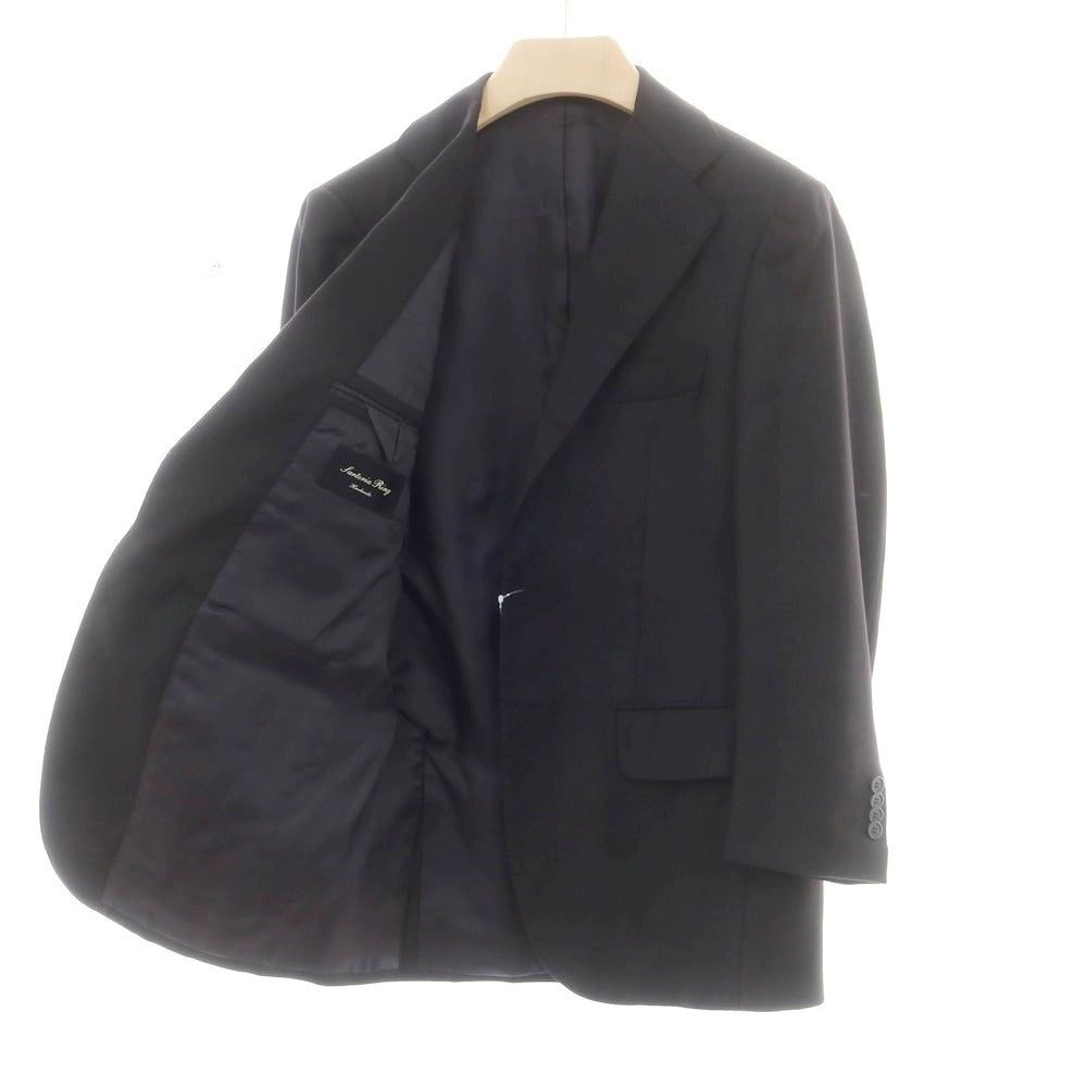 【中古】サルトリア リング Sartoria Ring ウール 3つボタンスーツ ブラック【 42 】【 状態ランクC 】【 メンズ 】