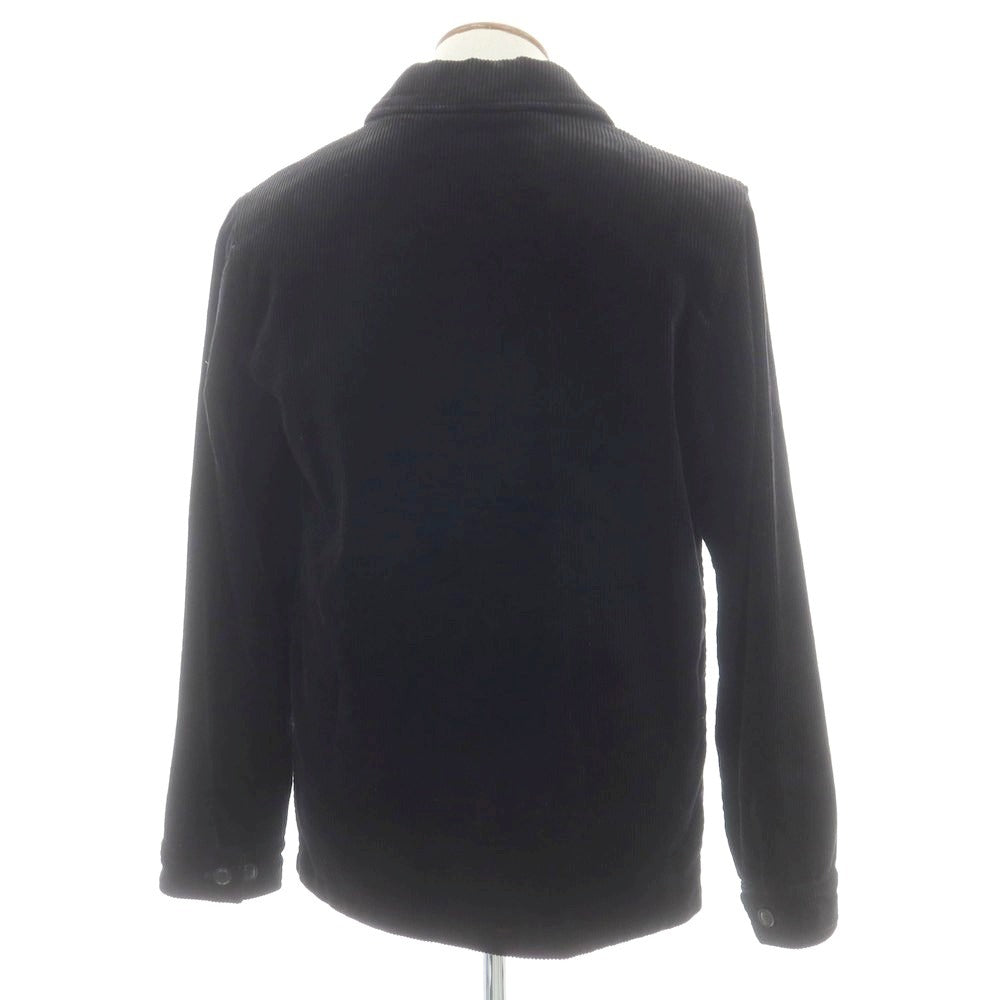 【新品】アスペジ ASPESI コーデュロイ ワークジャケット ブラック【 M 】【 状態ランクN 】【 メンズ 】