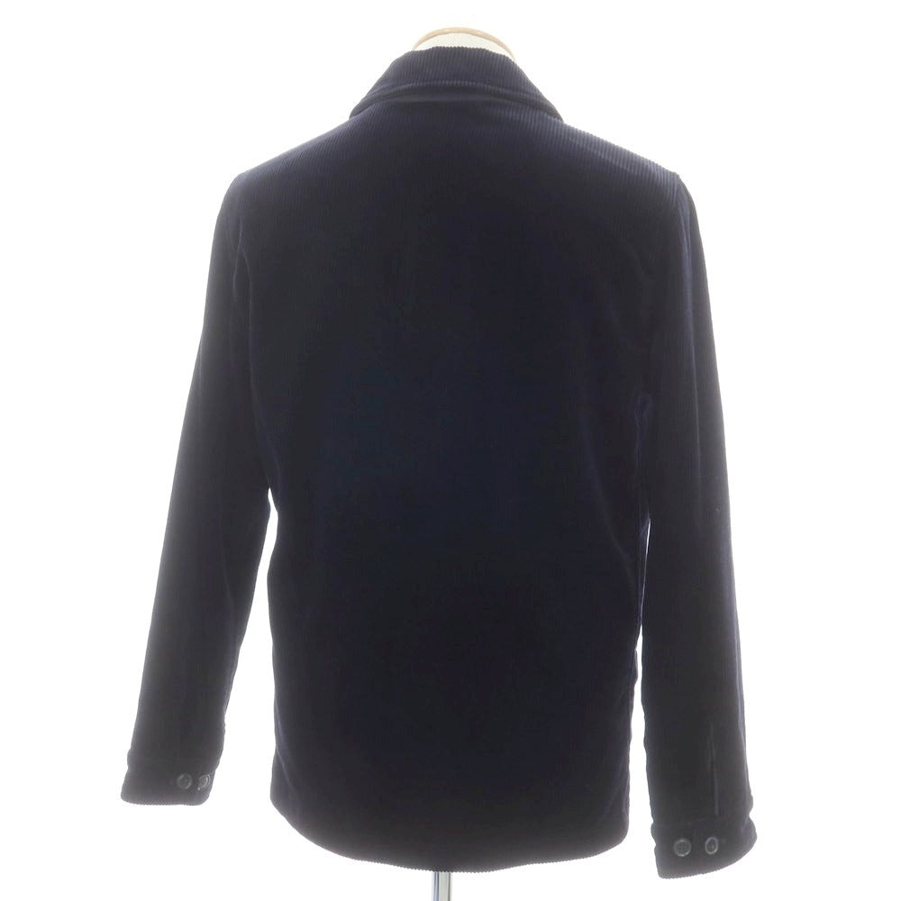【新品】アスペジ ASPESI コーデュロイ ワークジャケット ダークネイビー【 S 】【 状態ランクN 】【 メンズ 】
