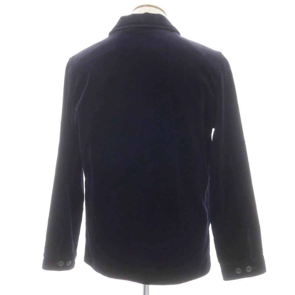 【新品】アスペジ ASPESI コーデュロイ ワークジャケット ダークネイビー【 M 】【 状態ランクN 】【 メンズ 】