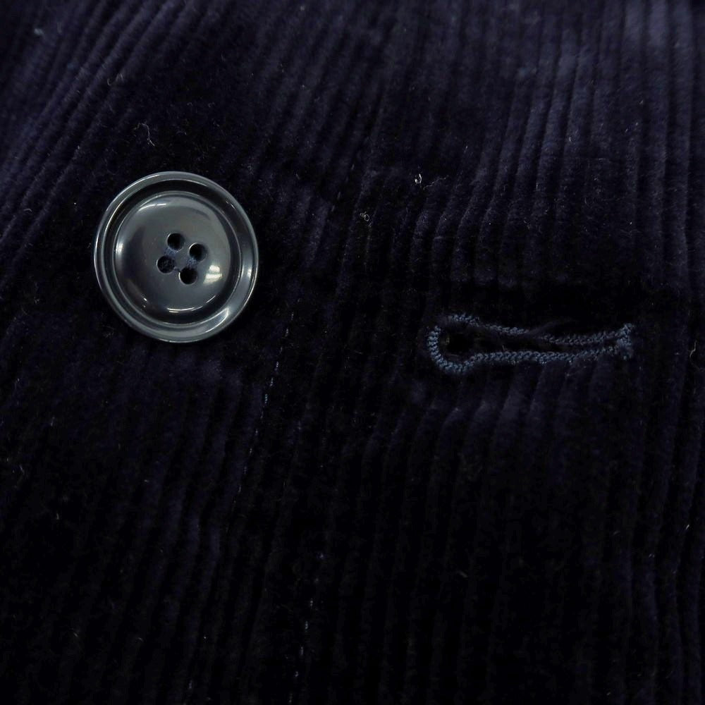 【新品】アスペジ ASPESI コーデュロイ ワークジャケット ダークネイビー【 M 】【 状態ランクN 】【 メンズ 】