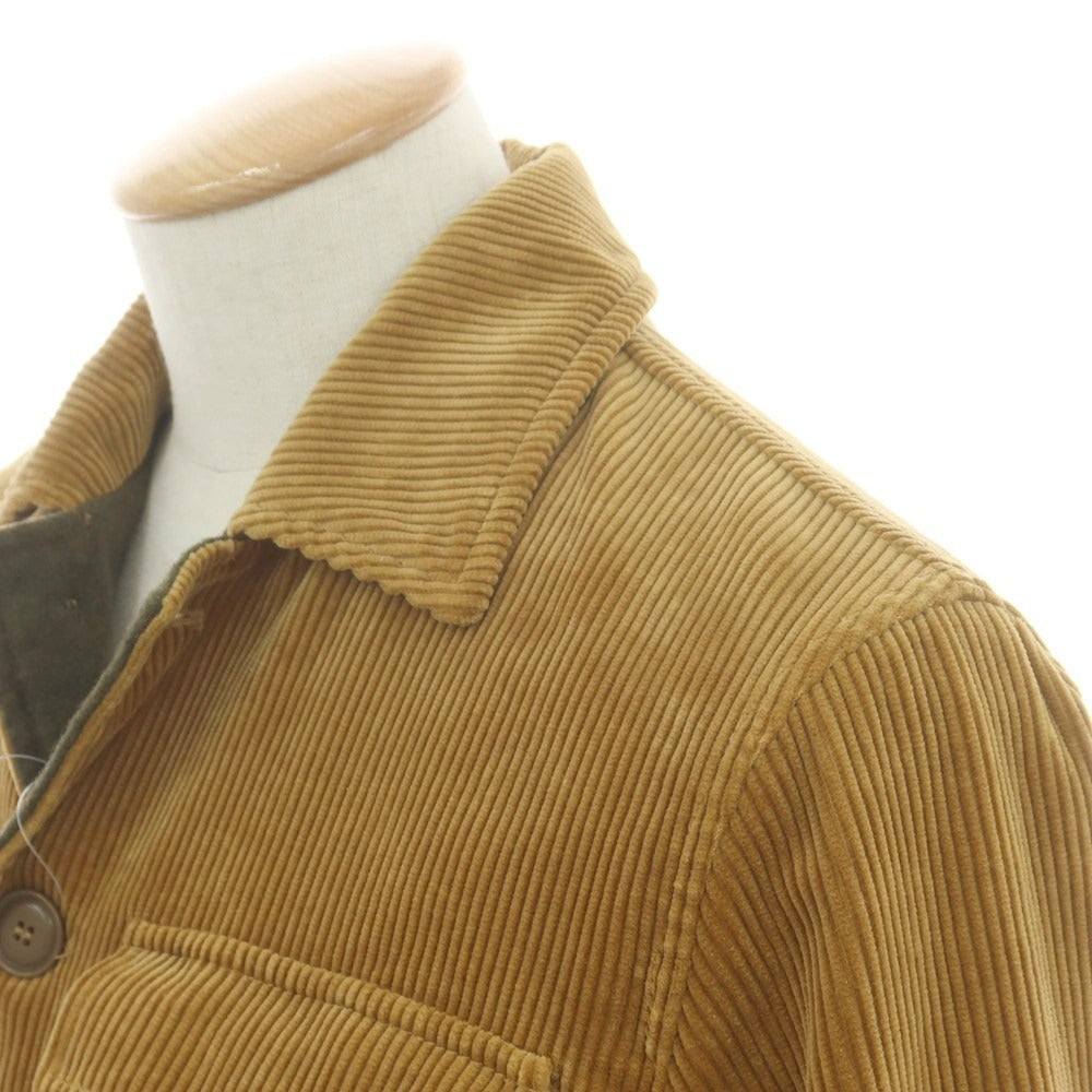 【新品】アスペジ ASPESI コーデュロイ ワークジャケット キャメル【 S 】【 状態ランクN 】【 メンズ 】